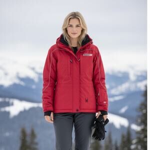 SPYDER XT 5000 Women’s Medium Red Ski Jacket ⭐️
